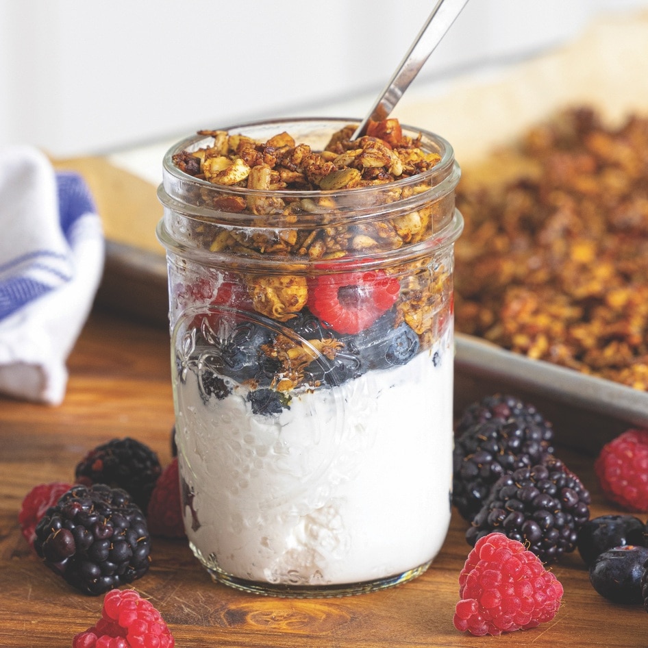 Nutty Cinnamon Walnut Pecan Granola&nbsp;