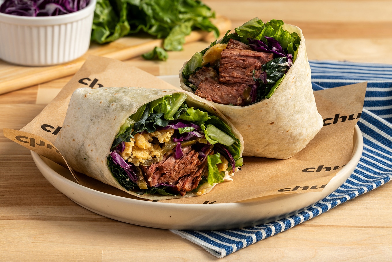 Chunk foods wrap