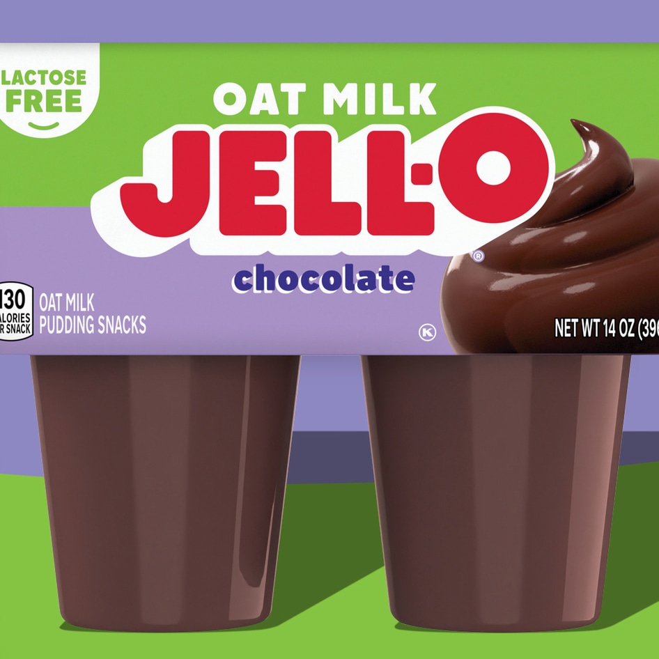 Jell-O Goes Vegan With Its First-Ever Oat Milk Chocolate Pudding